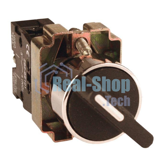 Переключатель BD-33 3P короткая рукоятка 2NO EKF xb2-bd33