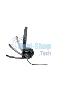 Гарнитура проводная Logitech Headset Logitech H390 USB черный