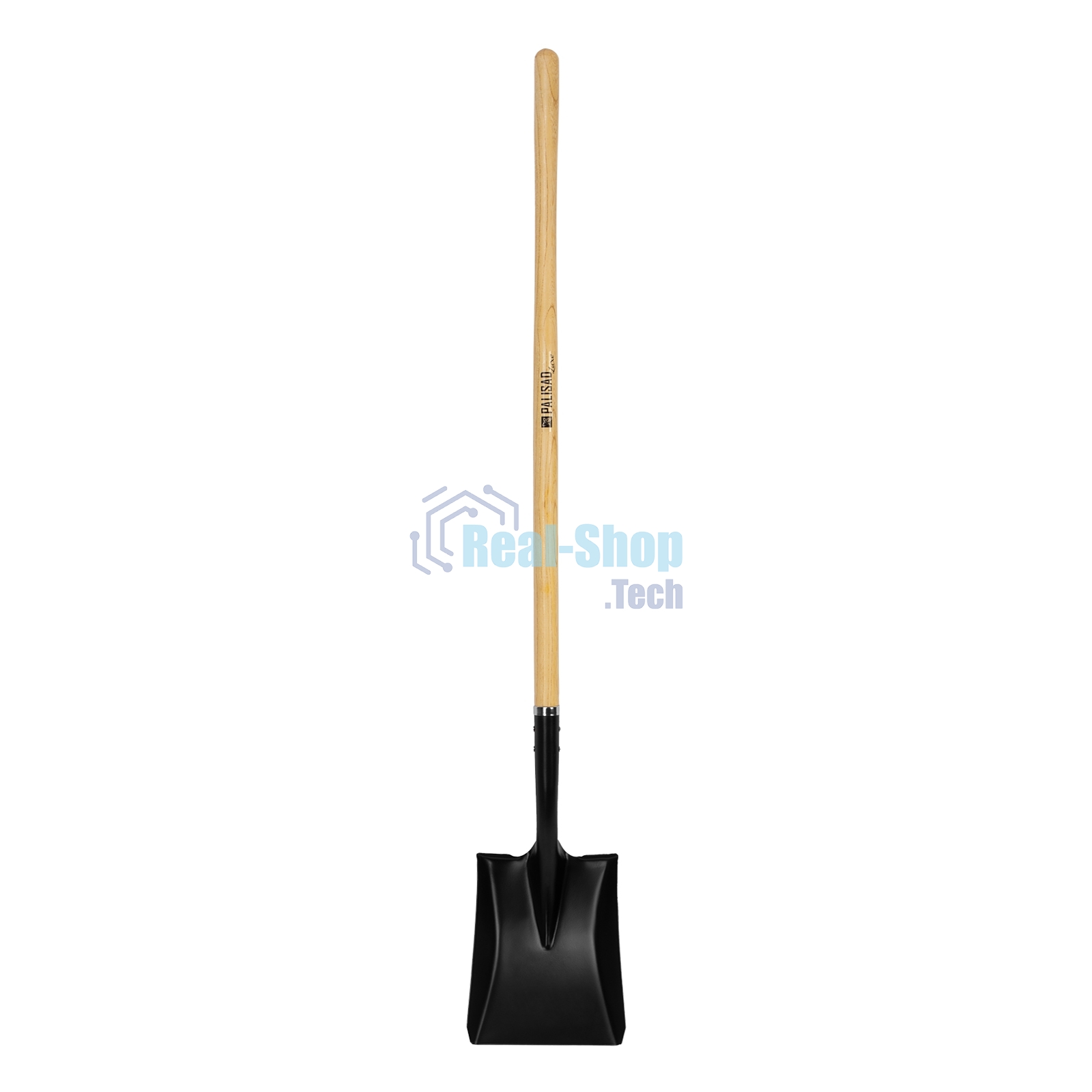 Лопата совковая, 230х285х1500 мм, деревянный лакированный черенок, LUXE Palisad