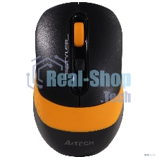 Мышь беспроводная A4Tech Fstyler FG10S черный/оранжевый, 2000 dpi, радиоканал, USB, кнопки - 4