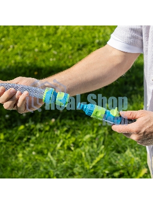 Шланг поливочный Palisad прозрачный армированный 3-х слойный, 3/4