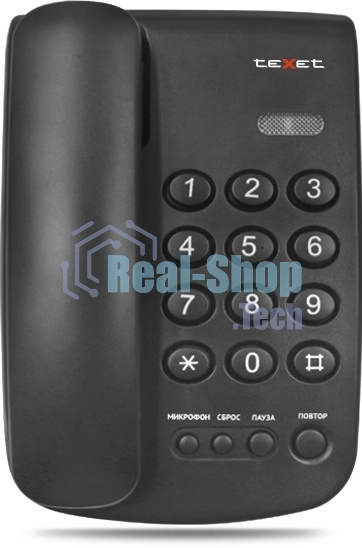 Проводной телефон teXet TX-241 черный