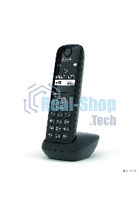 Дополнительная трубка Dect Gigaset AS690HX черный для AS690