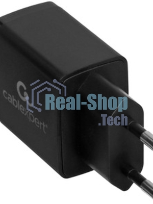 Сетевое зарядное устройство Cablexpert MP3A-PC-55, 10.5Вт, 2.1А, 1хUSB, черный, пакет