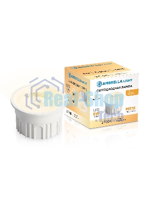 Лампа светодиодная 212201 LED MR16-PR 9W IC 2700K 220-240V 38°