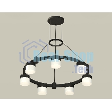 Светильник Ambrella light XR92051604/7 SBK/FR черный песок/белый матовый GX53 (A9205, C9238, N8402)
