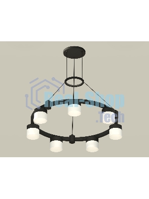Светильник Ambrella light XR92051604/7 SBK/FR черный песок/белый матовый GX53 (A9205, C9238, N8402)
