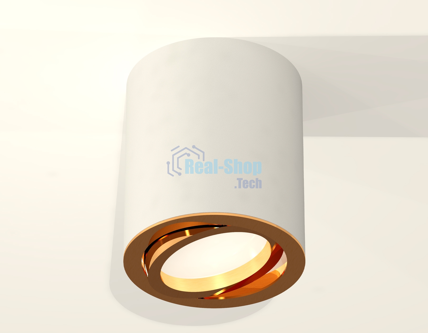 Светильник Ambrella Light XS7421003 SWH/PYG белый песок/золото желтое полированное MR16 GU5.3 (C7421, N7004)