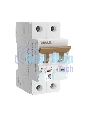Автоматический выключатель Werkel 2P 25 A C 6 кА W902P256
