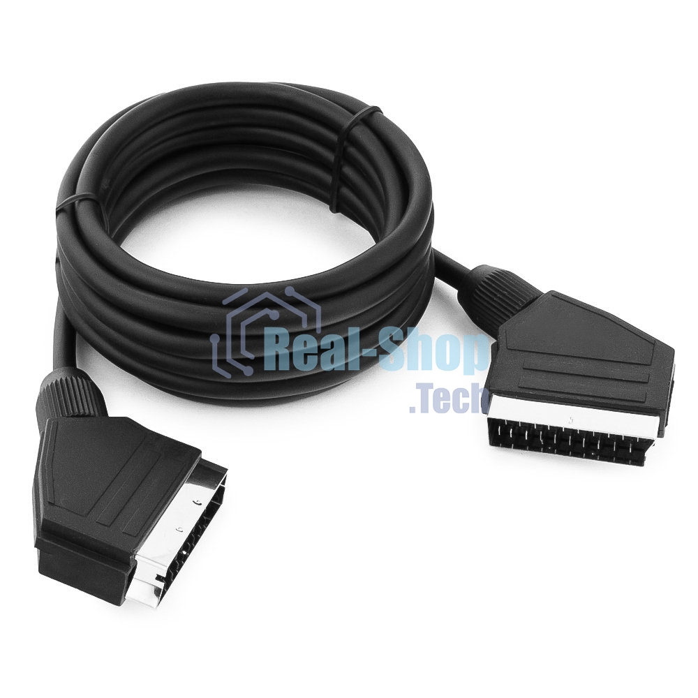 Кабель аудио/видео Gembird CCV-518, SCART/SCART, 21pin, 3м