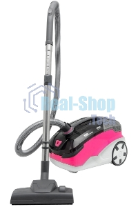 Моющий пылесос Thomas ALLERGY&FAMILY розовый/серый, 325/1700 Вт, уборка влажная/сухая/сбор жидкости, пылесборник мешок/контейнер 6 л