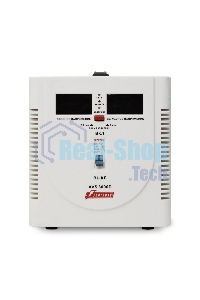 Стабилизатор напряжения Powerman AVS 3000D белый (3000ВА, 16А, КПД 98%,циф. индикация вх./вых. напряж.)