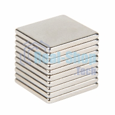 Неодимовый магнит прямоугольник Rexant 10х10х1 мм сцепление 0,6 кг (Упаковка 10 шт)