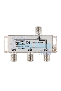 Делитель ТВ Rexant х 3 под F разъем 5-1000 МГц