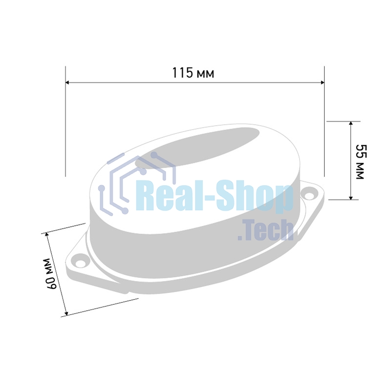 Лампа-строб Neon-night накладная 30 LED белая