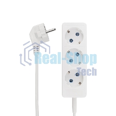 Удлинитель PROconnect STANDARD 3 гнезда, 5 м, 2х0.75 мм², б/з, белый