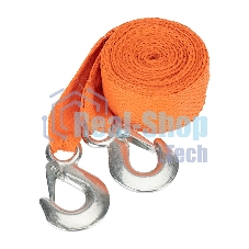 Трос буксировочный Rexant 2.5 т, 5 м, с двумя крюками, в чехле