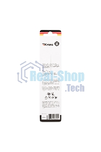 Сверло по дереву Kranz 7х105 мм, цилиндрический хвостовик