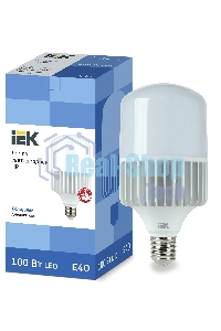Лампа светодиодная IEK LLE-HP-100-230-65-E40 HP 100Вт 230В 6500К E40