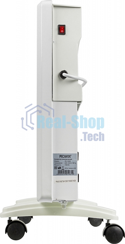 Конвектор Ресанта ОК-1500Е белый, 1500 Вт, 15 м2, термостат, дисплей