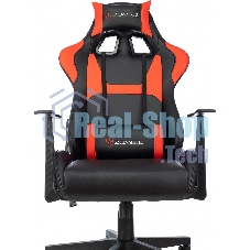 Кресло игровое Zombie Game Penta черный/красный эко.кожа с подголов. крестов. пластик