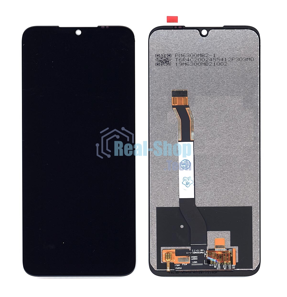Дисплей для Xiaomi Redmi Note 8T в сборе с тачскрином (small size) черный
