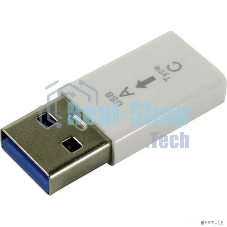Адаптер KS-is KS-379 USB Type C Female в USB 3.0 белый