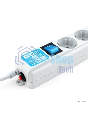 Фильтр-удлинитель PowerCube PRO (SPL(5+1)-16B-P-5М) 5.0 м, LC контур - подавление В/Ч помех, 16А/3,5 кВт