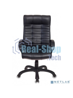 Кресло Бюрократ KB-10/BLACK черный, экокожа