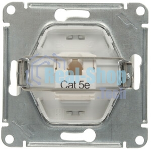 Механизм розетки SCHNEIDER ELECTRIC GSL000181K Glossaкомп. 1-м rj45 белый