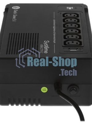 Источник бесперебойного питания Systeme Electriс Back-Save, 600VA/360W, 230V, Line-Interactive, AVR, 6xC13 Outlets, USB charge(type A), USB