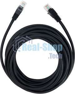 Патч-корд Buro UTP cat.5e 7м серый RJ-45 (m)-RJ-45 (m)