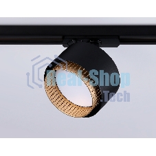 Трековый однофазный светильник Ambrella light GL5381 BK/GD черный/золото GX53 max 12W D95*130