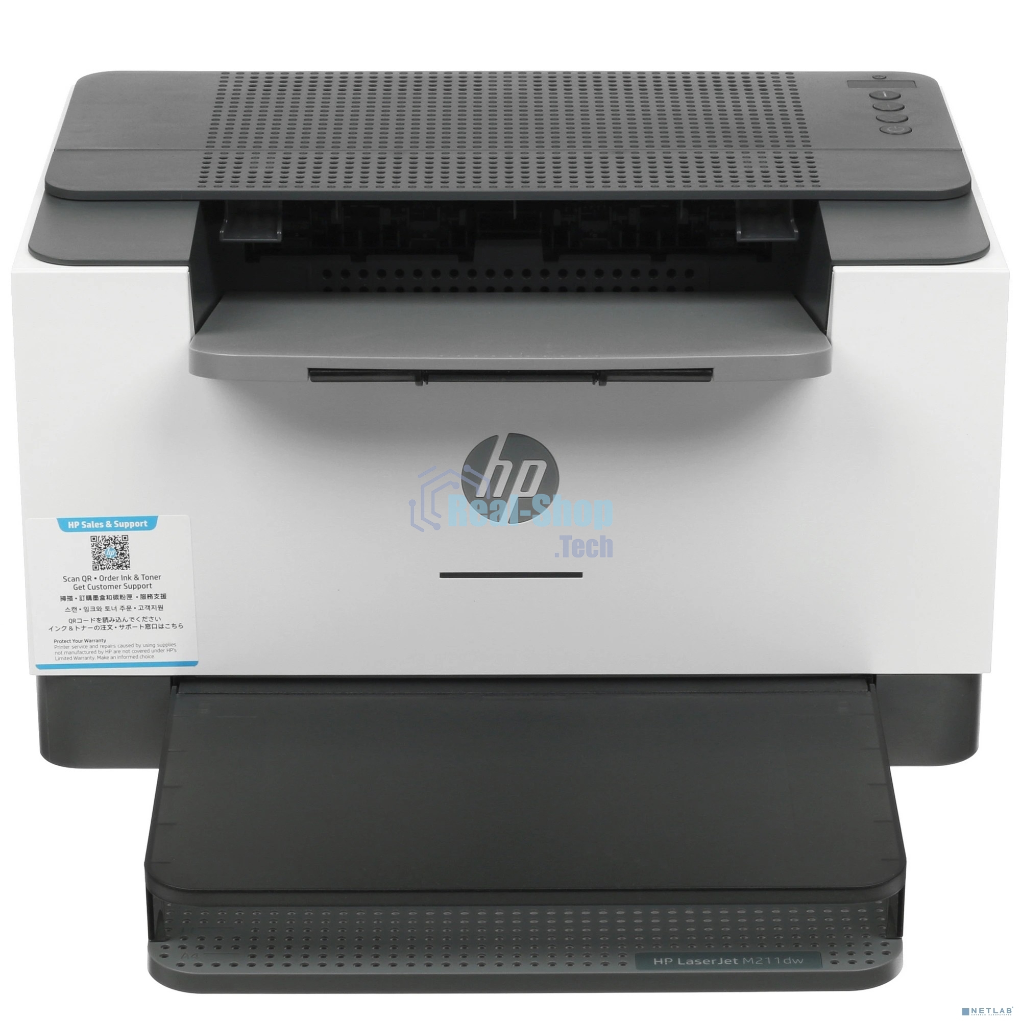 Принтер лазерный HP LaserJet M211dw (9YF83A), A4, ч/б, печ. до 29 стр/мин., 600 x 600 dpi, USB, RJ-45, Wi-Fi, Air Print, Mopria