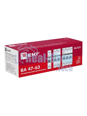 Выключатель автоматический модульный 1п C 25А 4.5кА ВА 47-63 PROxima EKF mcb4763-1-25C-pro