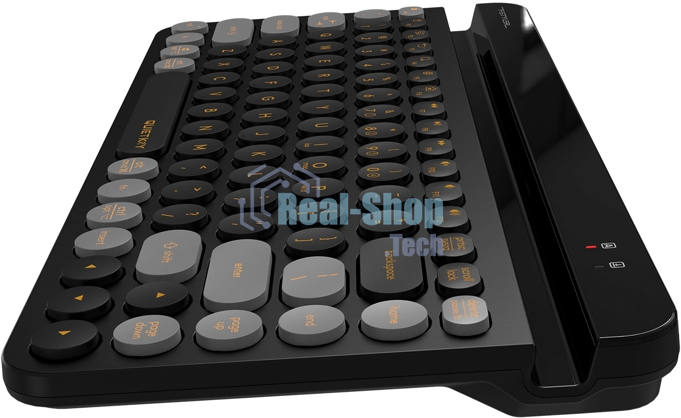 Клавиатура беспроводная A4Tech Fstyler FBK30 черный/серый USB BT/Radio slim Multimedia