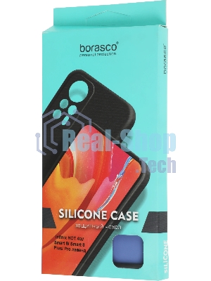 Чехол (клип-кейс) BoraSCO для Infinix Hot 40i/Smart 8/8 Plus/8 Pro Silicone Case лавандовый
