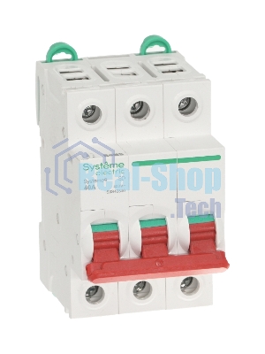 Выключатель нагрузки 3П 40A 400В Systeme9 Systeme Electric (кратно 1)