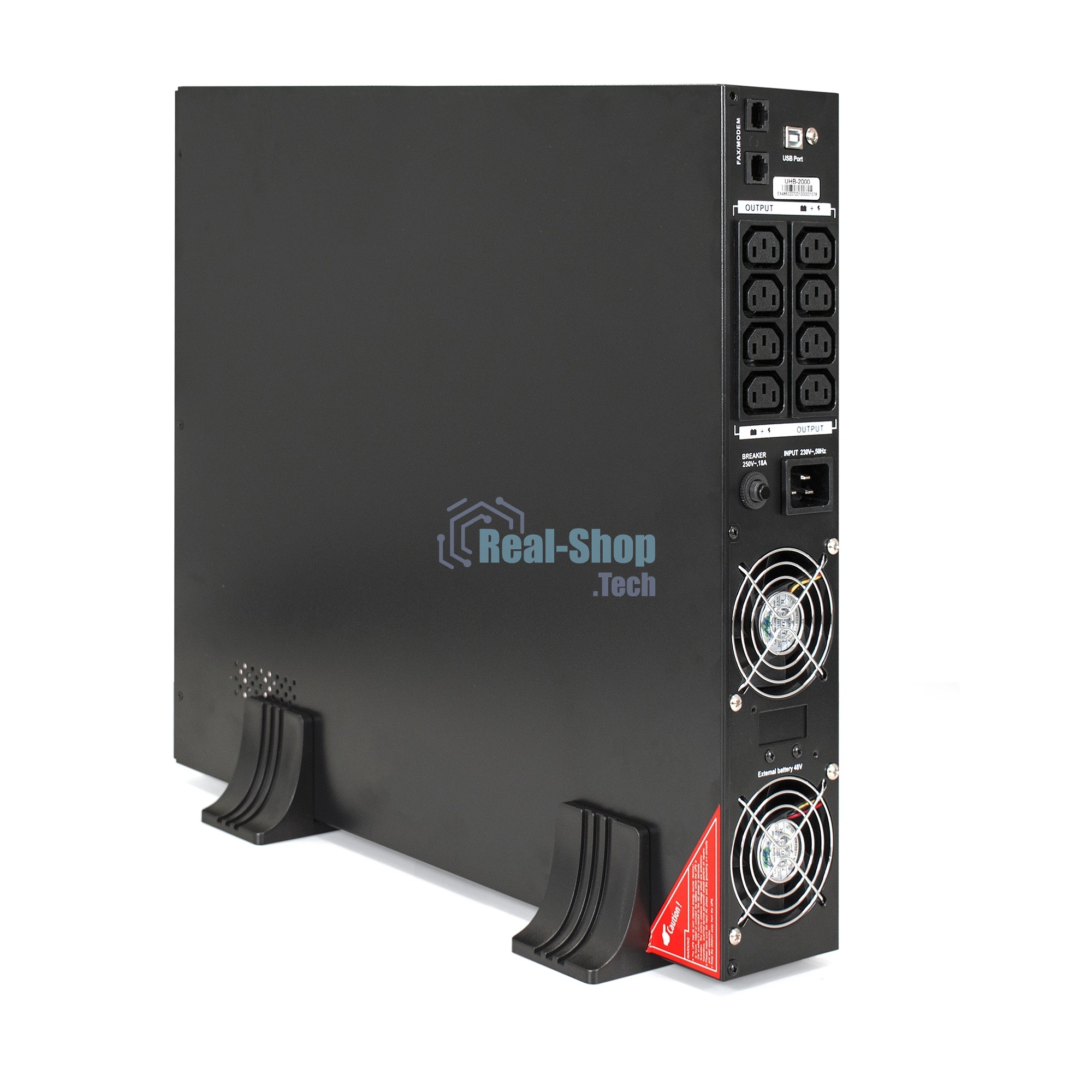 Источник бесперебойного питания Pure Sine Wave ExeGate SinePower UHB-2000.LCD.AVR.C13.RJ.USB.2U 2000VA/1600W,8*C13,RM/Tower
