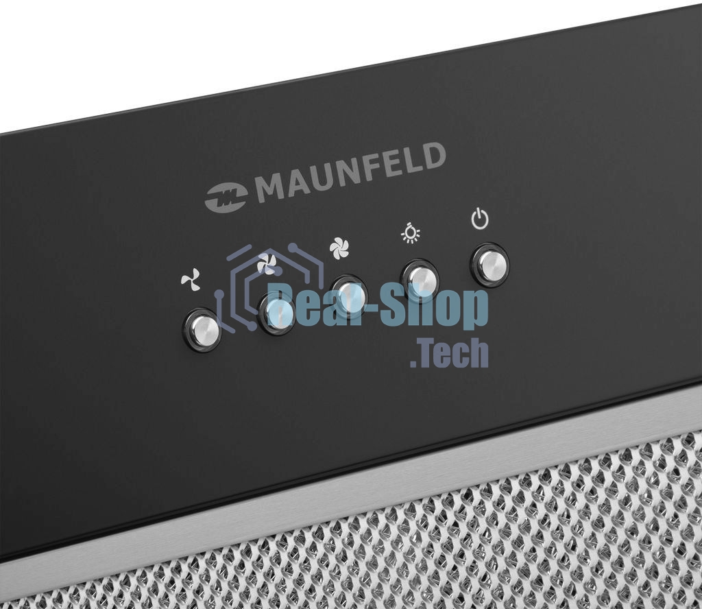 Вытяжка встраиваемая Maunfeld Trapeze 602M черный, 60 см, 1150 куб. м/ч, 54 дБ