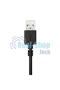 Гарнитура проводная Logitech Headset Logitech H390 USB черный