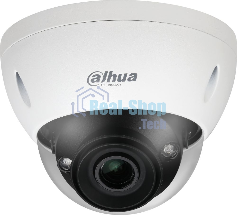 Уличная купольная IP-видеокамера Dahua с ИИ2Мп; 1/2.8” CMOS; моторизованный объектив 2.7~13.5мм; механический ИК-фильтр; WDR(120дБ); чувствительность 0.0007лк@F1.5; сжатие: H.265+, H.265, H.264+, H.2