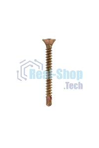 Саморез оконный Kranz сверло, 3.9х35, желтый цинк, упаковка поставщика (8 000 шт.)