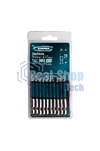 Набор бит Gross PH2 х70, сталь S2, круглый профиль, 10 шт.