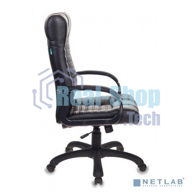 Кресло руководителя Бюрократ KB-10/BLACK черный, искусственная кожа