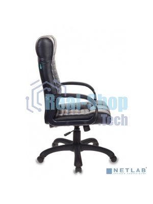 Кресло Бюрократ KB-10/BLACK черный, экокожа