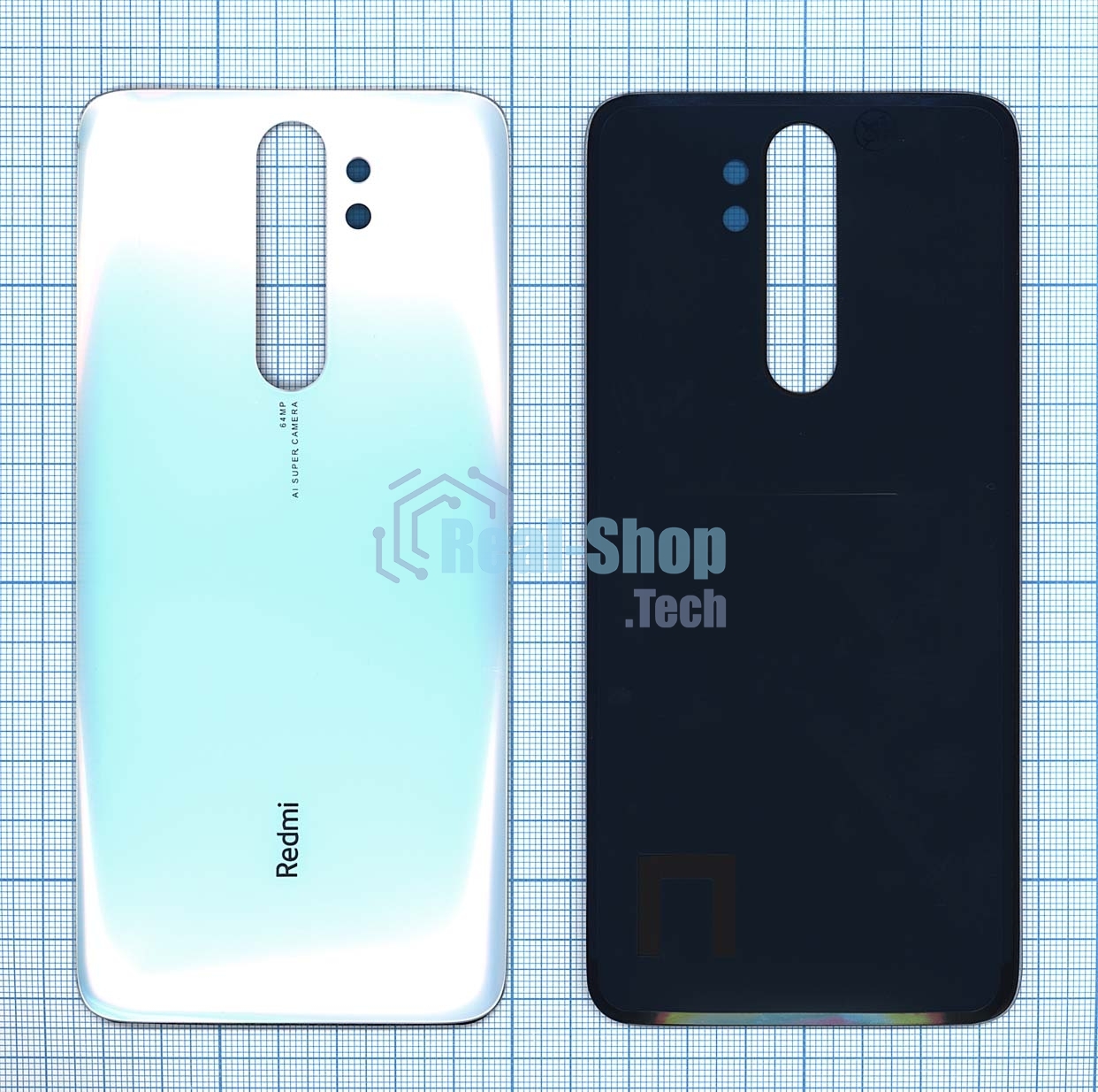 Задняя крышка для Xiaomi Redmi Note 8 Pro белый