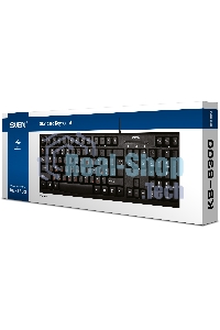Клавиатура проводная SVEN KB-S300/USB/WIRED/Black