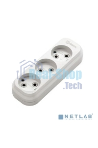 Колодка удлинителя 3 гнезда без заземления MAKEL MGP121