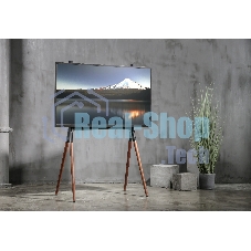 Подставка для телевизора Cactus CS-ST1247BKWN черный/орех 49